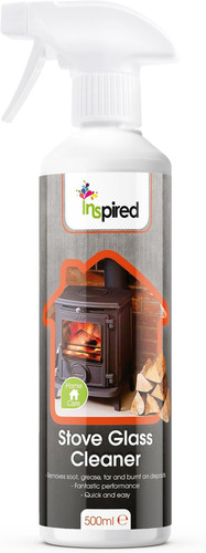 Stove glass cleaner dissolves - stove,