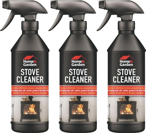 Stove glass cleaner - 3x,