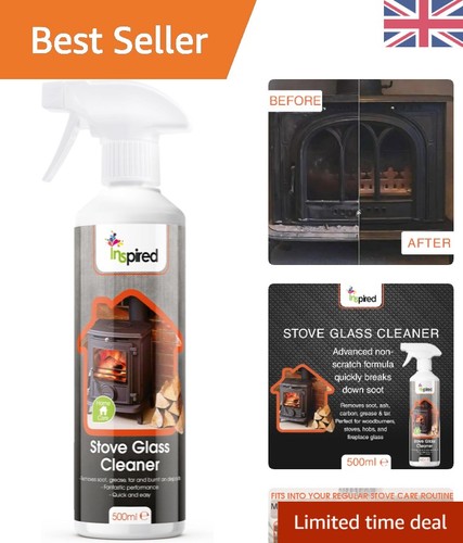 Stove glass cleaner - cleaner,