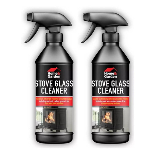 Stove glass cleaner - 2x,